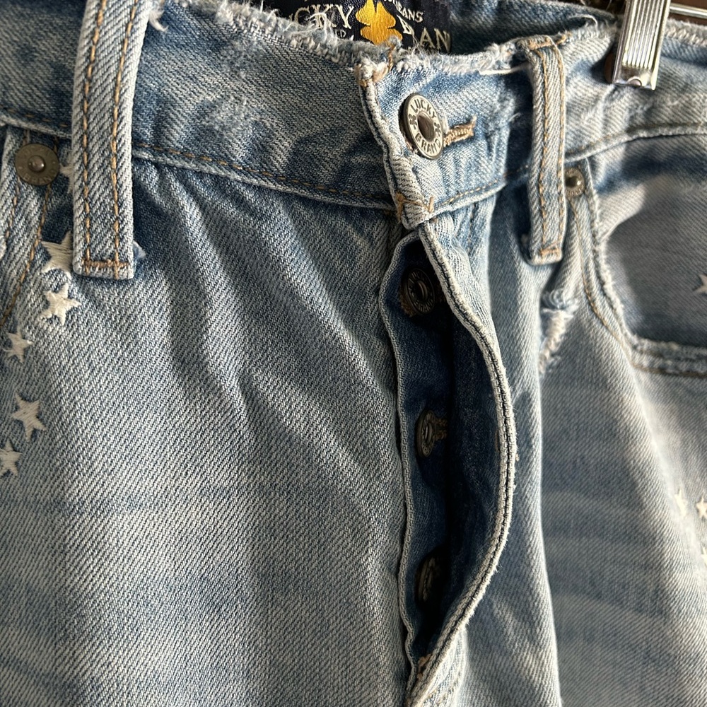 Lucky Brand Women’s Light Wash Sienna Boyfriend Jeans size 2/26 - Picture 6 of 9